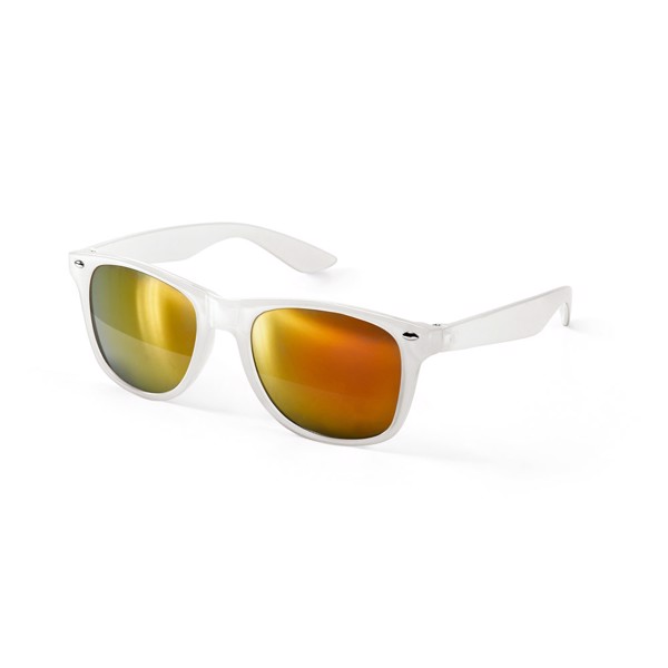 MEKONG. PC sunglasses with translucent frames - Dark Yellow