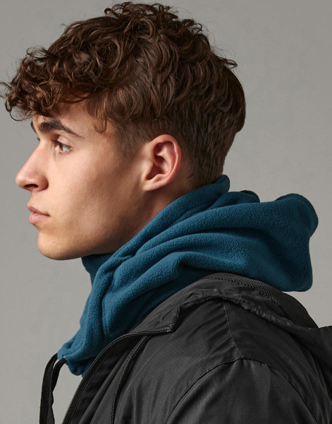 Cappuccio In Pile Recycled - Black / ONE SIZE