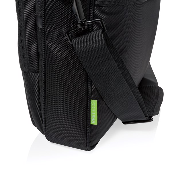 Swiss Peak laptop bag RFID, 15.6 inch, 1680D RPET