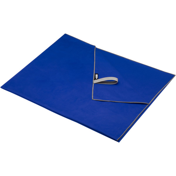 Serviette Pieter certifiée GRS ultra-légère et à séchage rapide 100 x 180 cm - Bleu royal