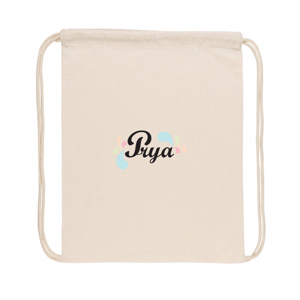 Šňůrkový batoh Impact ze 145g recyklované bavlny AWARE™ - Off White