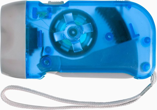 Lampe de poche solaire Tristan - bleu cobalt