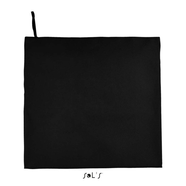 Sol's Atoll 100 - Microfibre Towel - Black
