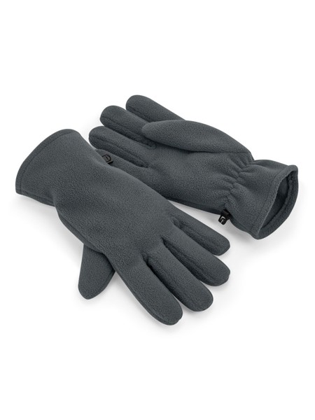 Recycled Fleece Gloves - Steel Grey / L/XL