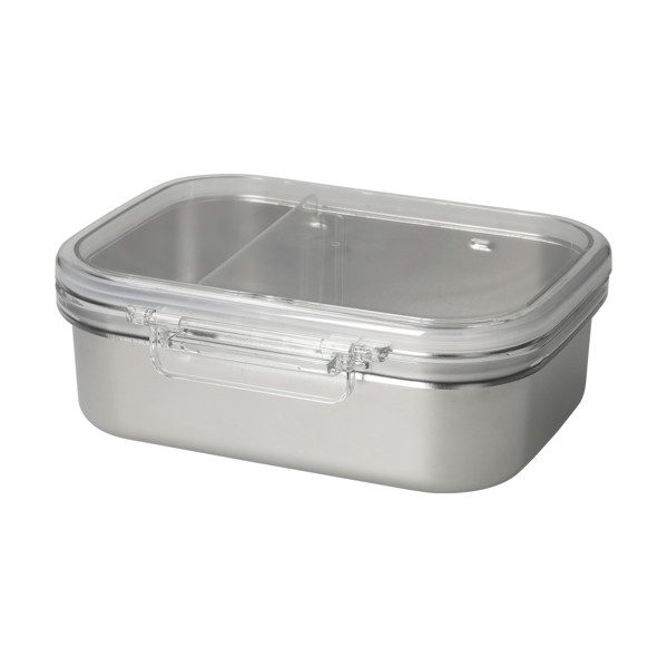 Lunch Box "Storage" - Silver / White