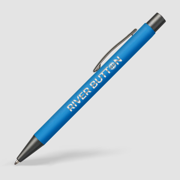 Stylo Bowie Softy - Bleu Ciel / Laser