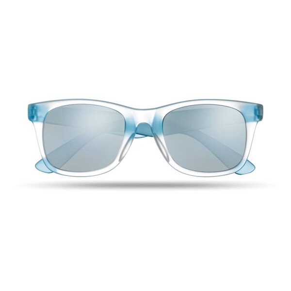 Lunettes de soleil miroir America Touch - Bleu