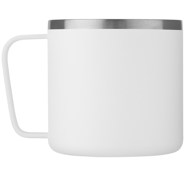 Chávena isolada a vácuo de 350 ml em cobre "Nordre" - Branco