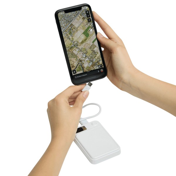 Powerbank Magnet - Weiß