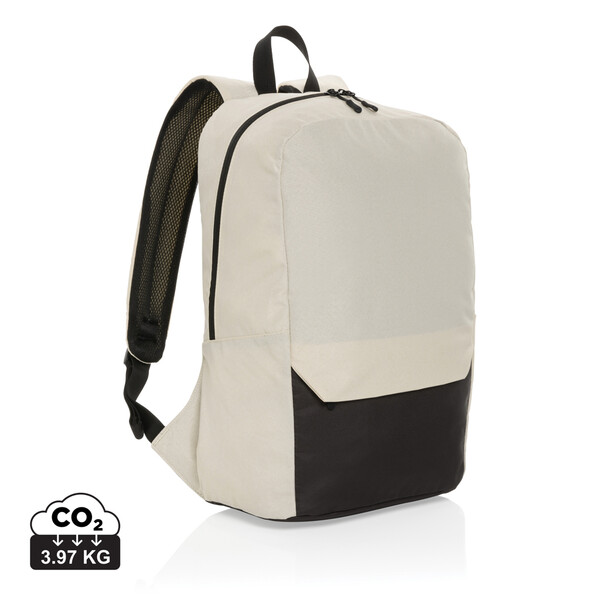 Batoh na 15.6" notebook Kazu z RPET AWARE™ - Off White