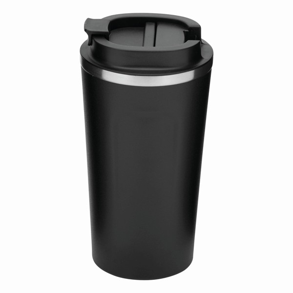 Insulated Travel Mug Coffee Time - Black