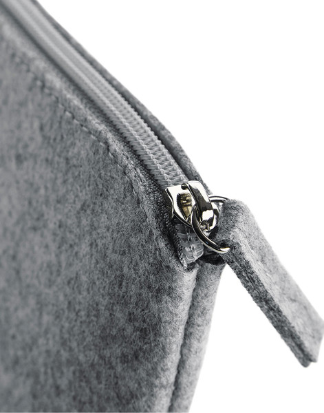 Felt Accessory Pouch - Grey Melange / ONE SIZE