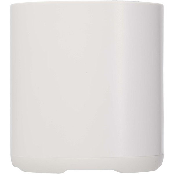 Haut-parleur Hunor sans fil de 3 W en plastique recyclé - Blanc