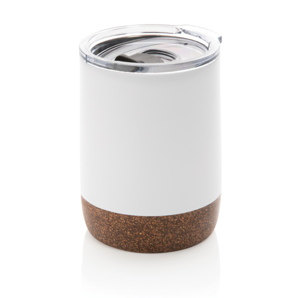 RCS Re-steel cork small vacuum coffee mug - White