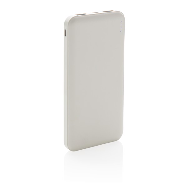 High Density 10.000 mAh Pocket Powerbank - White