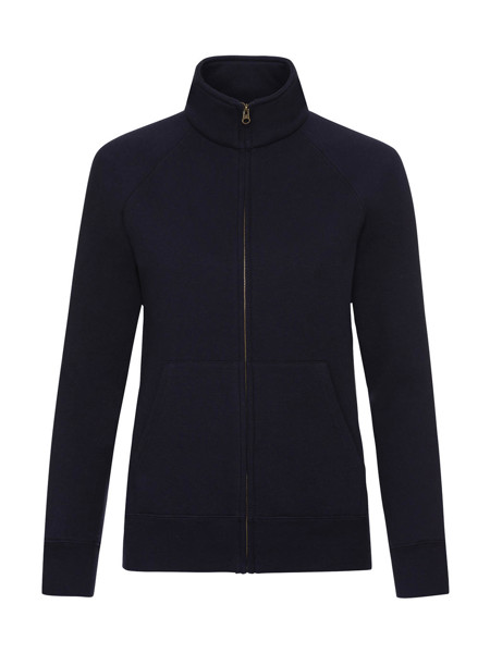 Ladies Premium Sweat Jacket - White / 2XL