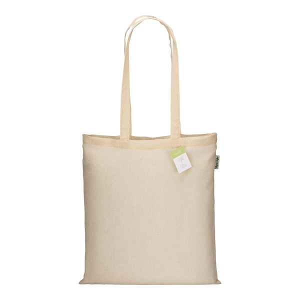 100 G/M2 Organic Cotton Shopping Bag, Long Handles