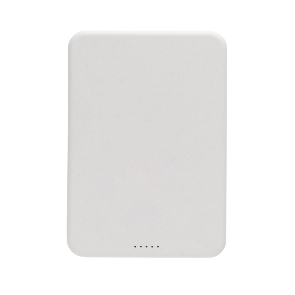 Magnetix RCS magnetni powerbank 5000 mAh od reciklirane plastike - Bijela