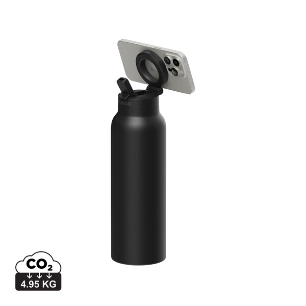 Gourde 710ml avec support magnetique  RINGO Pro MagSafe® - Noir