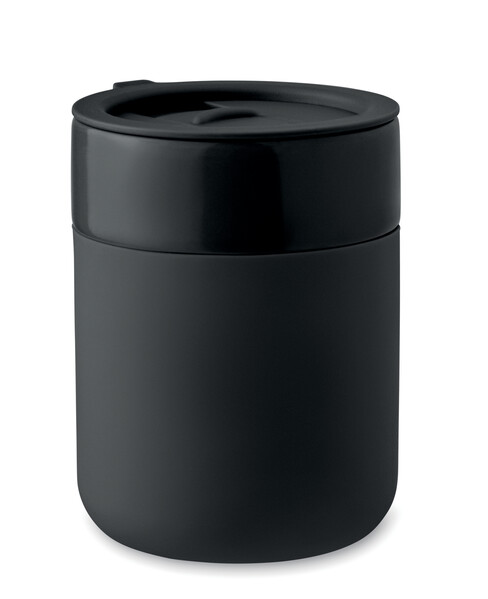Keramický pohár 330 ml Qeram - Čierna