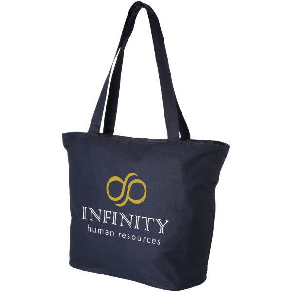 Panama zippered tote bag 20L - Navy