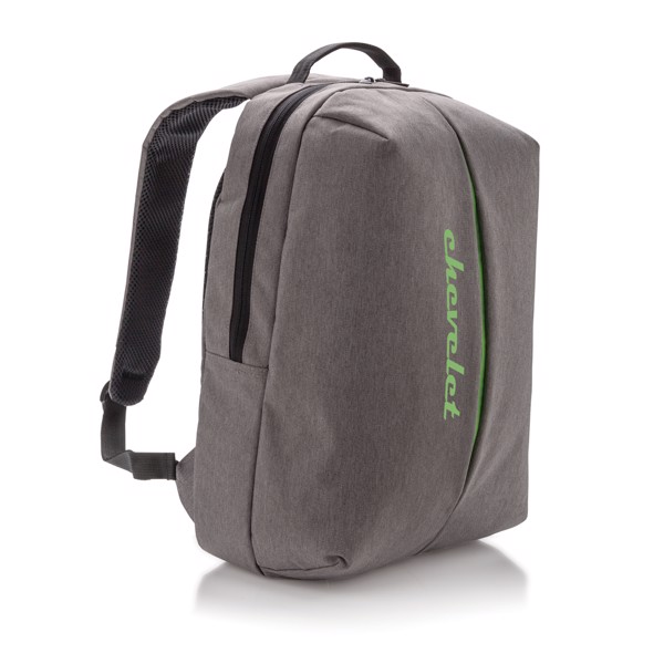 Xd Collection backpack, 15 inch laptop, 600D polyester - Grey / Green
