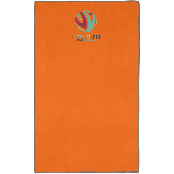 Serviette Pieter certifiée GRS ultra-légère et à séchage rapide 30 x 50 cm - Orange