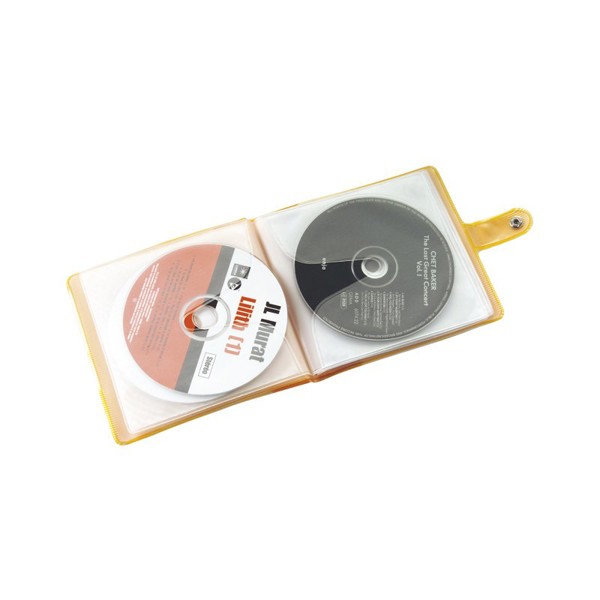 ETUI POUR 12 CD - Jaune