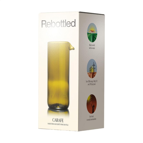 Rebottled® Carafe 600 ml - vert olive
