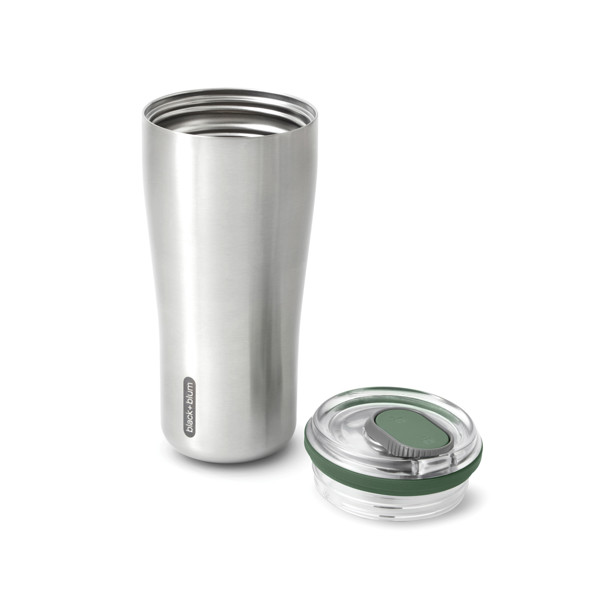 Cestovní nerezový termo hrnek 600ml Black+Blum - Olivově Zelená