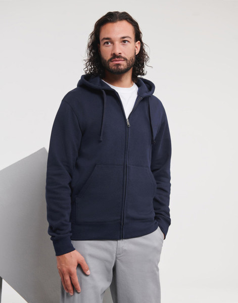 Men's Authentic Zipped Hood - White / S