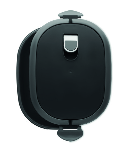 Lux Lunch PP lõunakarp õhukindla kaanega - Must