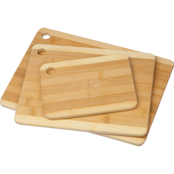 Set of three cutting boards CHARITY - Beige