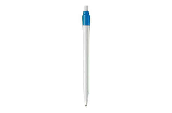 Cosmo ball pen hardcolour - White / Light Blue
