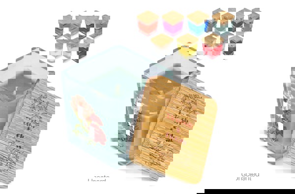 Chakra plant based candle in glass jar - White