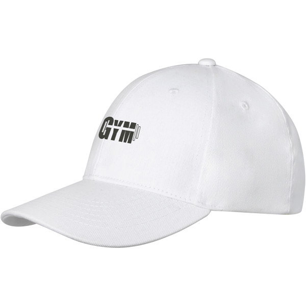 Davis 6 panel cap - White