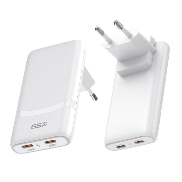 PASO - CHARGEUR SECTEUR 65W UNIVERSEL - EU/US/UK/AUS