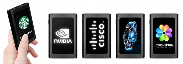 Powerbank 5000 mAh with LED logo