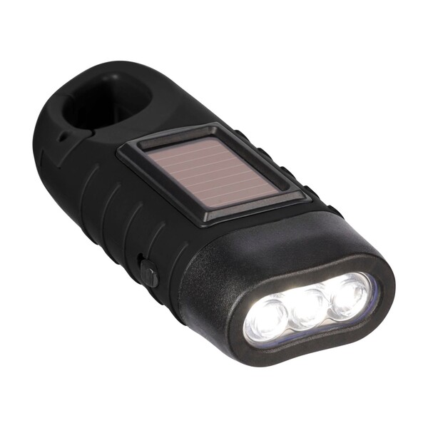 Solar torch Kano | Recycled - black