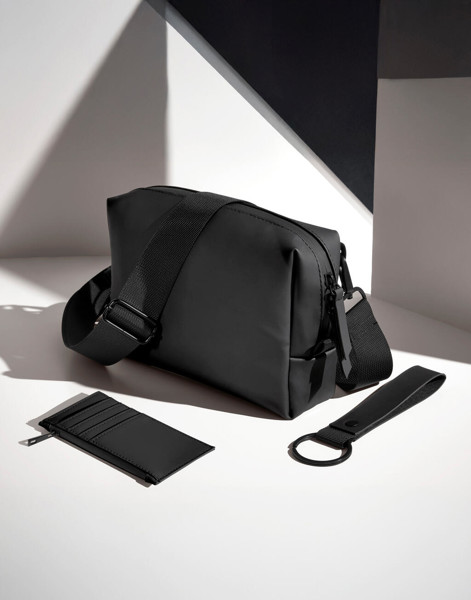 Matte Pu Keyring - Black / ONE SIZE