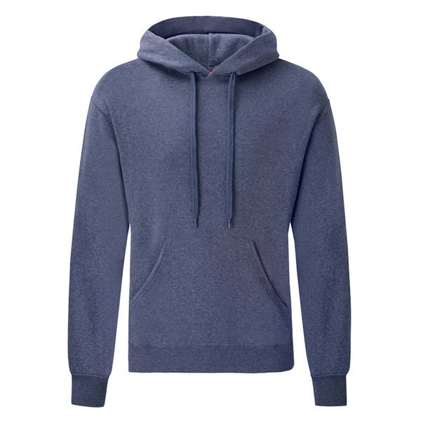 Sweatshirt Classic Hooded 280G - 80% Algodão/ 20% Poliéster - Azul Marinho Mesclado / L