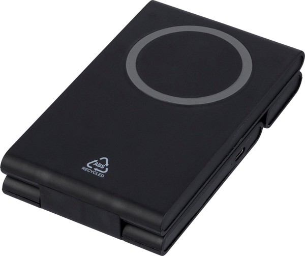 Recycled ABS 3-in-1 magnetic wireless charger Valerio