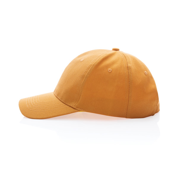 6 dílná kšiltovka Impact z 280g recyklované bavlny AWARE™ - Sundial Orange
