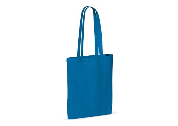 Sac à bandoulière coton OEKO-TEX® 140g/m² 38x42cm - Bleu