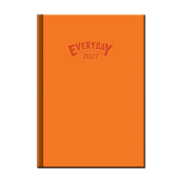 Denný diár A5 Everyday oranžový 2027