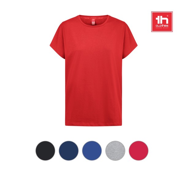THC SOFIA REGULAR. T-shirt de corte regular para senhora - Cinzento Claro Matizado / XS