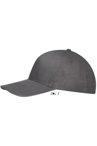 Sol's Sunny - Five Panel Cap - Dark Grey / Light Grey
