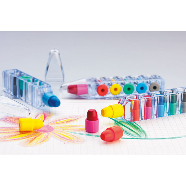 MB - Set of 6 wax crayons Magic