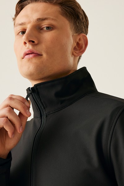 Classic Printable Lightweight Softshell - Black / Black / S