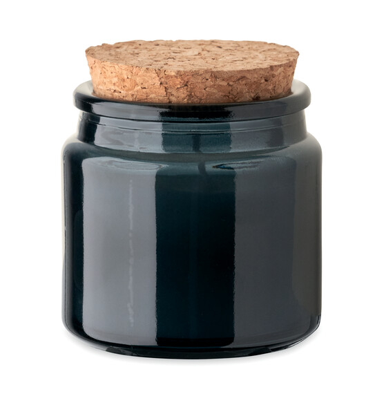 Bougie en cire végétale 70 gr Valo - Bleu Marine